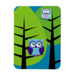 owls 2 Premium Magnet