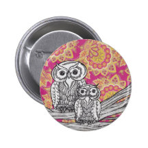 Owls 36 Button