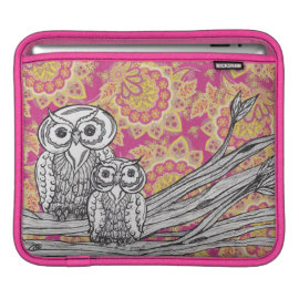 Owls 36 Rickshaw iPad Sleeve