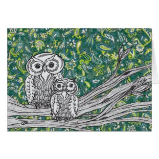 Owls 37 Card card
