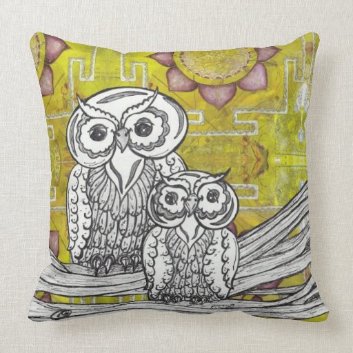 Owls 50 Pillow