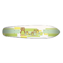 Owls and Owls Custom Skateboard
