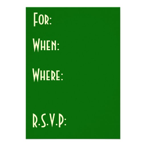 Owls and Peacocks Invitations