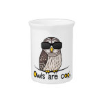 Owls are cool drink pitcher
