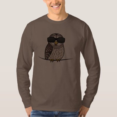 Owls are cool tee shirt