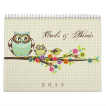 Owls & Birds Calendar