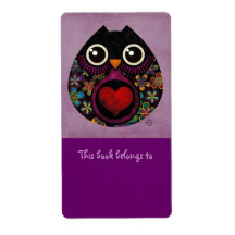 Owl's Hatch Bookplates Labels