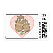 Owls Hearts Love Stamps