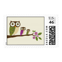 owls in a row postage