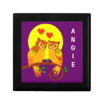 Owls in love 2 keepsake boxes