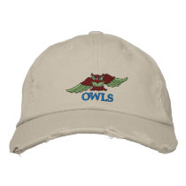 OWLS monogram-able embroidered hat