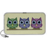 owls notebook speakers