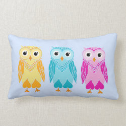 Owls Pillow: Love Owls