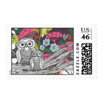 Owls Postage Stamps