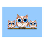 owls postcards