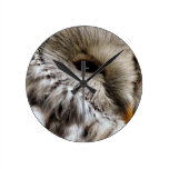 OWLS ROUND WALL CLOCKS
