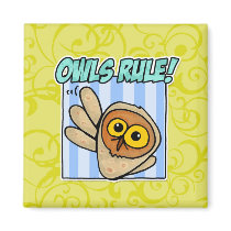 owls rule magnets
