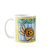 owls rule mugs