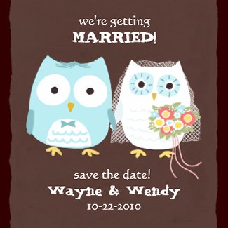 Owls Wedding Invitations
