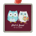 Owls Wedding Ornament