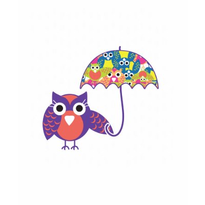 owlUmberella T-shirts by teeegs