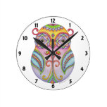 Owlushka Amethyst Clock