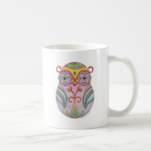 'Owlushka' Amethyst Mug