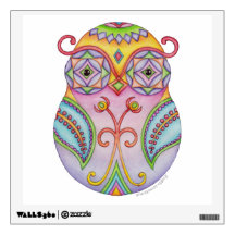 Owlushka 'Amethyst' Wall Decal