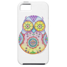 Owlushka Bright Eyes iPhone 5 Covers