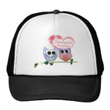 Owlways and Forever, Cute Owls Trucker Hat