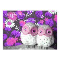 Owlways By Your Side Save The Date invitations