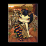 "Owlyn in Autumn" Postcard
