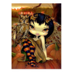 "Owlyn in Autumn" Postcard postcards