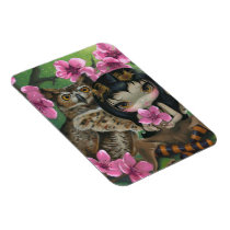 "Owlyn in the Springtime" Flex Magnet magnets