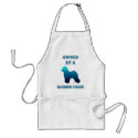 Owned by a Bichon Frise apron