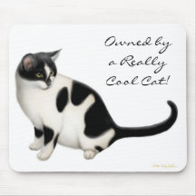 Owned by a Cool Cat Mousepad