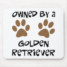 Owned By A Golden Retriever Mouse Mats