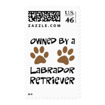 Owned By A Labrador Retriever Postage