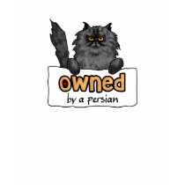 owned by a persian t-shirts by cfkaatje owned by a persian t-shirts