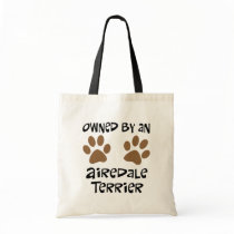 Owned By An Airedale Terrier Bags