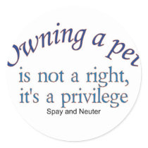 owning a pet sticker