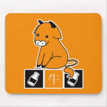 Ox Design mousepad by pandapad Ox Design mousepad