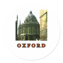 Oxford 1986 snapshot 143 Brown The MUSEUM Zazzle G Sticker