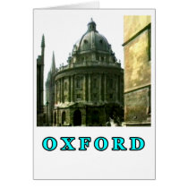 Oxford 1986 snapshot 143 Cyan The MUSEUM Zazzle Gi Greeting Card