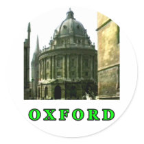 Oxford 1986 snapshot 143 Green The MUSEUM Zazzle G Sticker