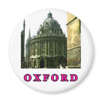 Oxford 1986 snapshot 143 Magenta The MUSEUM Zazzle Magnet