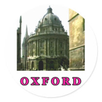 Oxford 1986 snapshot 143 Magenta The MUSEUM Zazzle Round Sticker