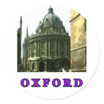 Oxford 1986 snapshot 143 Purple The MUSEUM Zazzle Round Stickers