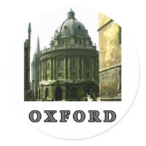 Oxford 1986 snapshot 143 Silver The MUSEUM Zazzle Round Stickers