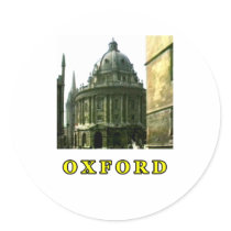 Oxford 1986 snapshot 143 Yellow The MUSEUM Zazzle Sticker